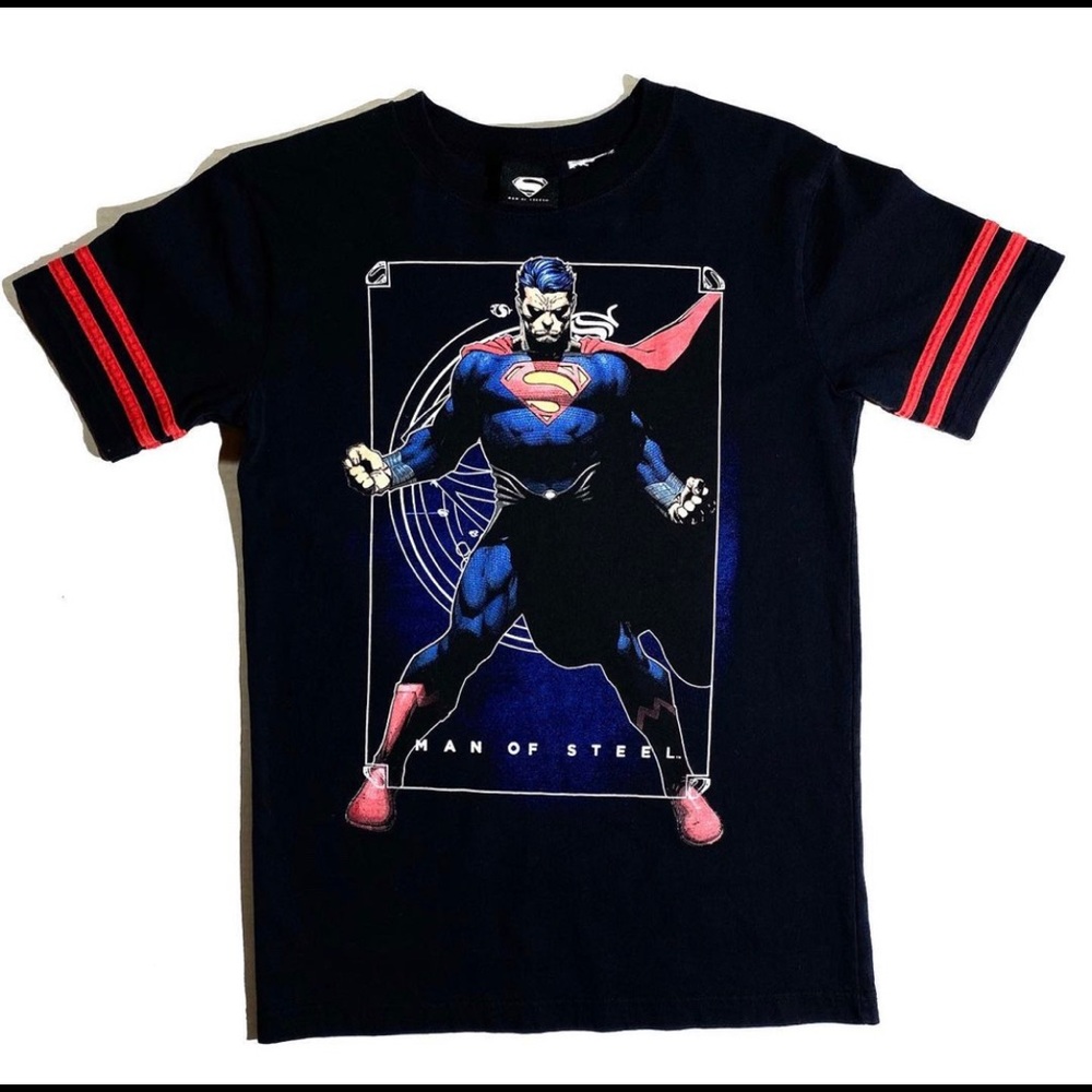 Official Super Man Of Steel Comic Tee